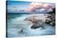 Waves On A Rocky Shoreline. Nassau, Bahamas-Erik Kruthoff-Stretched Canvas