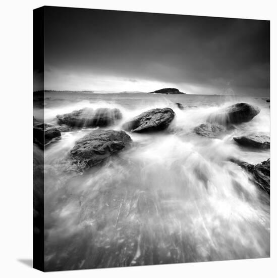 Waves on Rocks-null-Premier Image Canvas