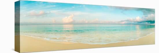 Waves on the Beach, Seven Mile Beach, Grand Cayman, Cayman Islands-null-Premier Image Canvas