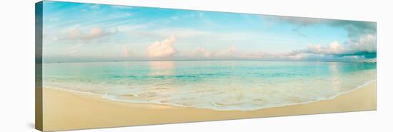 Waves on the Beach, Seven Mile Beach, Grand Cayman, Cayman Islands-null-Premier Image Canvas