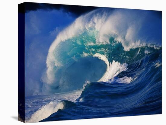 Waves Splashing in the Sea-null-Premier Image Canvas