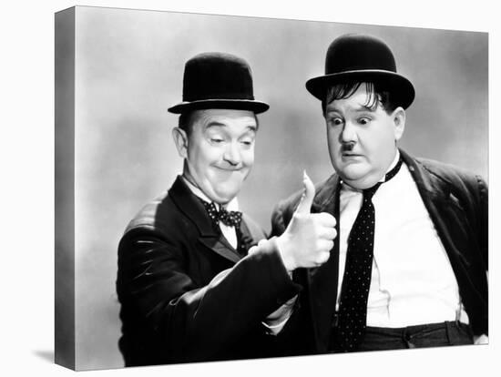 Way Out West, Stan Laurel, Oliver Hardy [Laurel and Hardy], 1937-null-Stretched Canvas