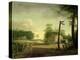 Wayside Inn on Route to Philadelphia-Thomas Birch-Premier Image Canvas