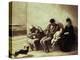 Wayside Railway Station-Honore Daumier-Premier Image Canvas