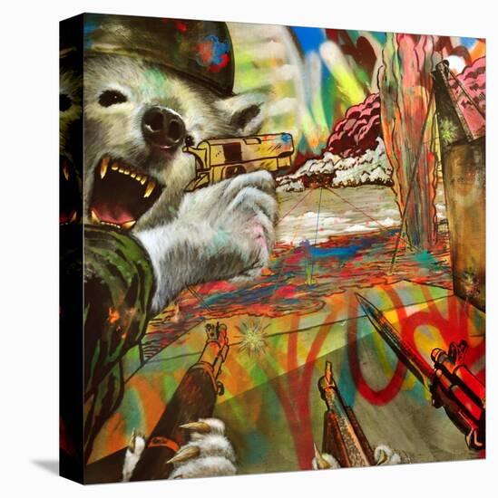 We Are Polar Bears-Shark Toof-Stretched Canvas