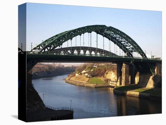 Wearmouth Bridge over the River Wear, Sunderland, Tyne and Wear, England, United Kingdom, Europe-Mark Sunderland-Premier Image Canvas