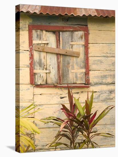 Weathered Cottage of Marie-Galante Island, Guadaloupe, Caribbean-Walter Bibikow-Premier Image Canvas