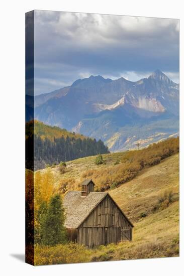 Weathered Wooden Barn Near Telluride in the Uncompahgre National Forest, Colorado, Usa-Chuck Haney-Premier Image Canvas