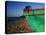 Weathered Wooden Boat Prow on Beach, Tela, Atlantida, Honduras-Jeffrey Becom-Premier Image Canvas