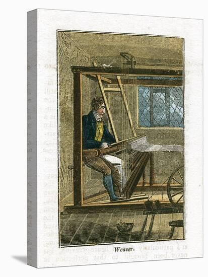 Weaver at His Loom, 1823-null-Premier Image Canvas