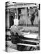 Weaving Irish Linen, Lurgan, Armagh, 1936-null-Premier Image Canvas