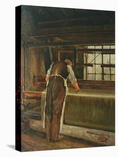 Weaving on a Loom-John William Brooke-Premier Image Canvas