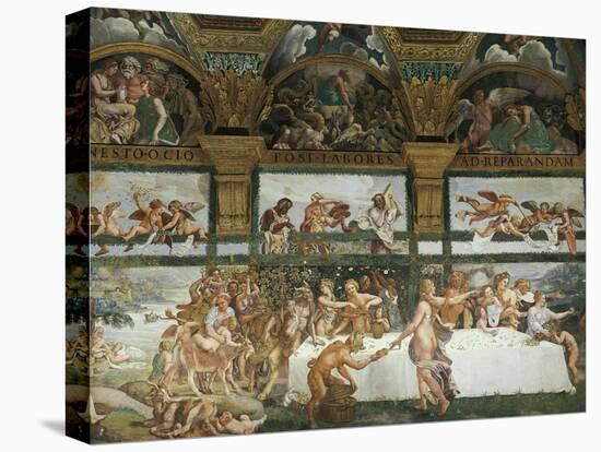 Wedding Banquet-Feast of the Gods-Giulio Romano-Premier Image Canvas