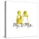 Wedding Couple Mr Mrs-Tina Lavoie-Premier Image Canvas