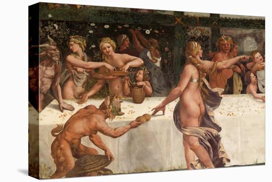 Wedding Feast of Cupid and Psyche, Detail-Giulio Romano-Premier Image Canvas