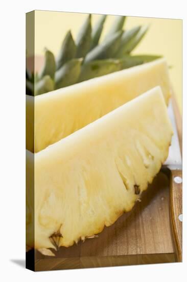 Wedges of Pineapple on Chopping Board-Foodcollection-Premier Image Canvas