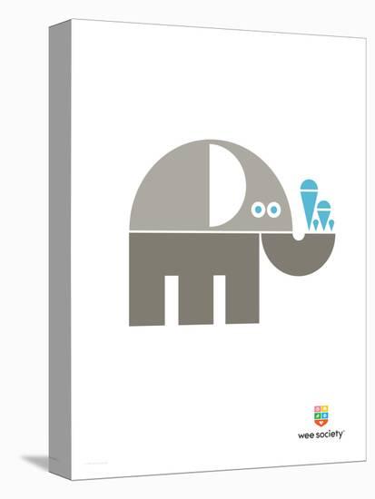 Wee Alphas, Eli the Elephant-Wee Society-Stretched Canvas