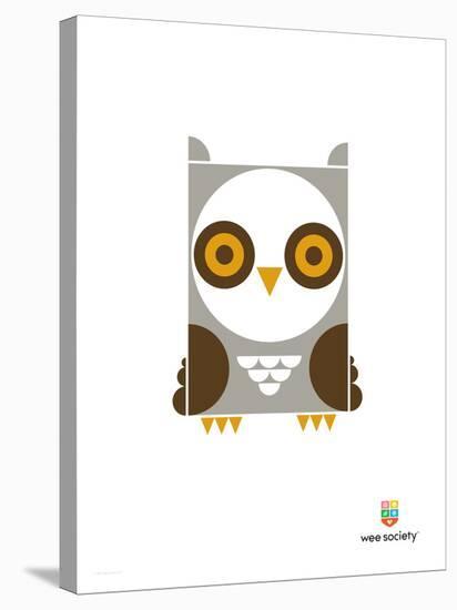 Wee Alphas, Ollie the Owl-Wee Society-Stretched Canvas