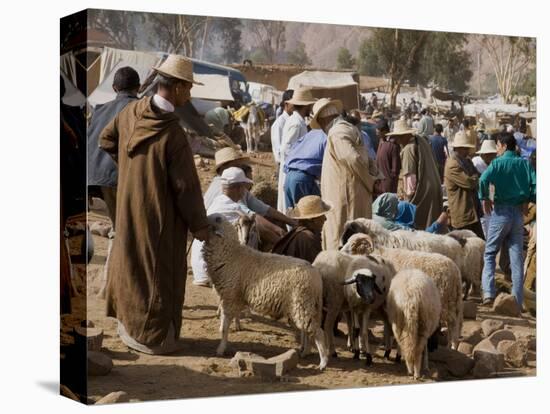 Weekly Market, Tahanoute, High Atlas Mountains, Morocco, North Africa, Africa-Ethel Davies-Premier Image Canvas