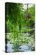 Weeping Willow and Waterlilies, Monet's Garden, Giverny, Normandy, France, Europe-James Strachan-Premier Image Canvas