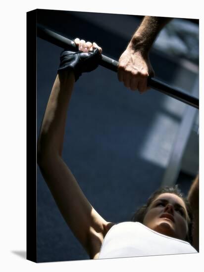 Weight Training with Spotter-null-Premier Image Canvas