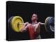 Weightlifter in Action-null-Premier Image Canvas