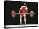 Weightlifter in Action-null-Premier Image Canvas