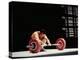 Weightlifter in Action-null-Premier Image Canvas