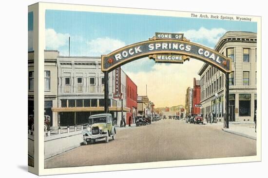 Welcome Arch, Rock Springs, Wyoming-null-Stretched Canvas