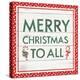 Welcome Christmas Sign V-Jenaya Jackson-Stretched Canvas