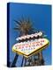 Welcome to Downtown Las Vegas Sign, Las Vegas, Nevada, United States of America, North America-Michael DeFreitas-Premier Image Canvas