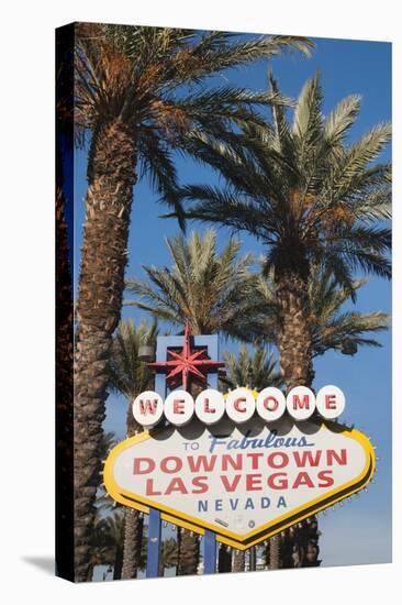 Welcome to Downtown Las Vegas Sign, Las Vegas, Nevada, USA-Michael DeFreitas-Premier Image Canvas