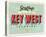 Welcome To Key West-null-Stretched Canvas