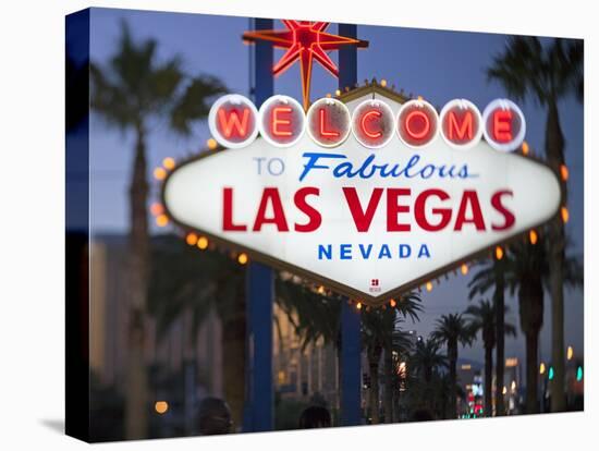 Welcome to Las Vegas Sign, Las Vegas, Nevada, United States of America, North America-Gavin Hellier-Premier Image Canvas