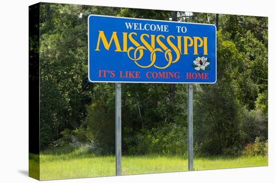 Welcome to Mississippi Sign-Paul Souders-Premier Image Canvas