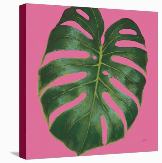 Welcome to Paradise XIII on Pink-Janelle Penner-Stretched Canvas