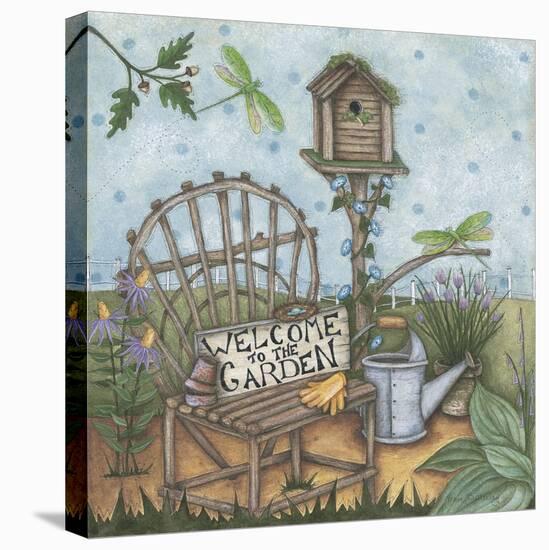 Welcome to the Garden 2-Robin Betterley-Premier Image Canvas