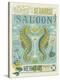 Welcome To The Seahorse Saloon-Anderson Design Group-Stretched Canvas