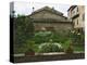Well and Garden Courtyard, Buonconvento, Italy-Dennis Flaherty-Premier Image Canvas