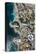 Wellness Hotel with Black Beach and View Rock, Aerial Picture, Canary Islands, Spain-Frank Fleischmann-Premier Image Canvas