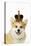 Welsh Corgi Dog Wearing Crown and Pearls-null-Premier Image Canvas