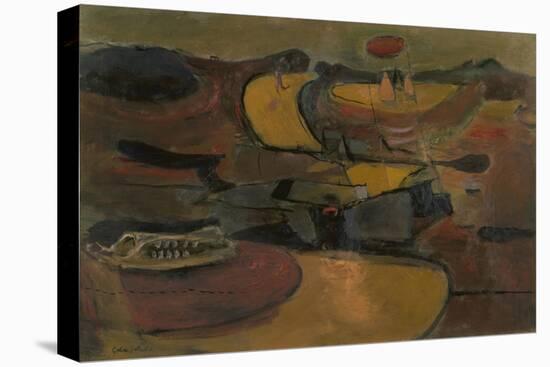 Welsh Landscape with Roads-Graham Sutherland-Premier Image Canvas