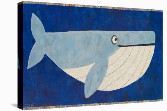 Wendell the Whale-Casey Craig-Stretched Canvas