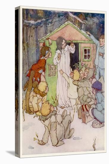 Wendy and Her Wendy House-Alice B. Woodward-Premier Image Canvas