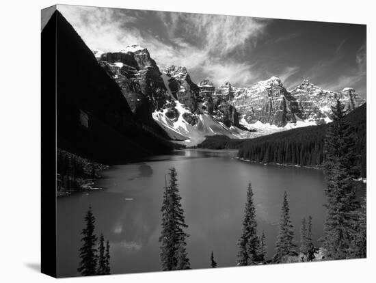 Wenkchemna Peaks Reflected in Moraine Lake, Banff National Park, Alberta, Canada-Adam Jones-Premier Image Canvas