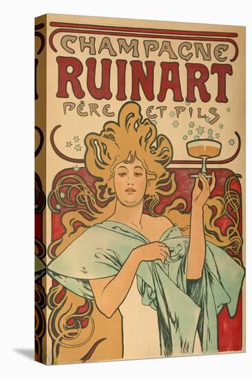 Werbeplakat Fuer "Champagne Ruinart" Paris, 1897-Alphonse Mucha-Premier Image Canvas