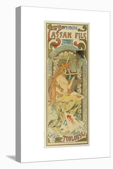 Werbeplakat Fuer Das Druckhaus "Cassan Fils", 1897-Henri de Toulouse-Lautrec-Premier Image Canvas