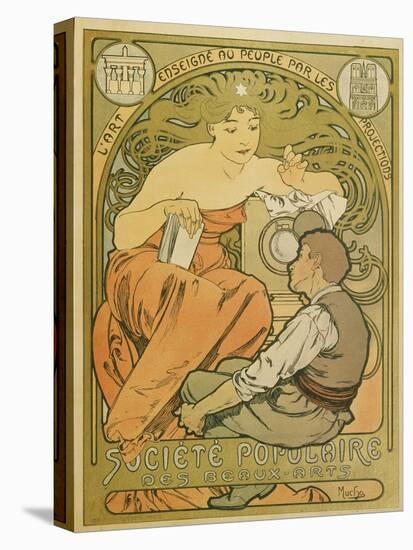 Werbeplakat Fuer Die "Société Populaire Des Beaux-Art", 1897-Alphonse Mucha-Premier Image Canvas