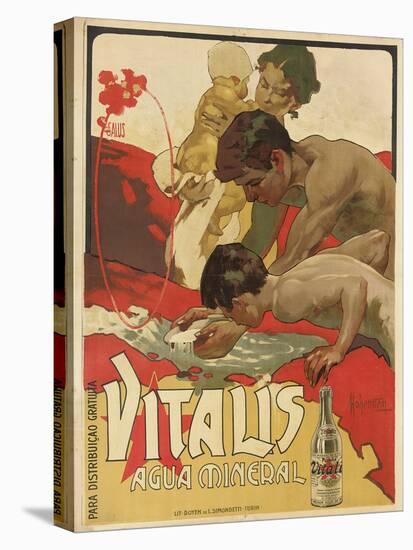 Werbung für das Mineralwasser 'Vitalis'. 1895-Adolf Hohenstein-Premier Image Canvas