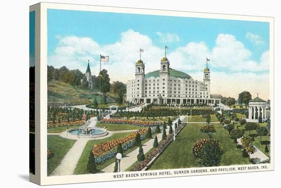 West Baden Springs Hotel, Indiana-null-Stretched Canvas